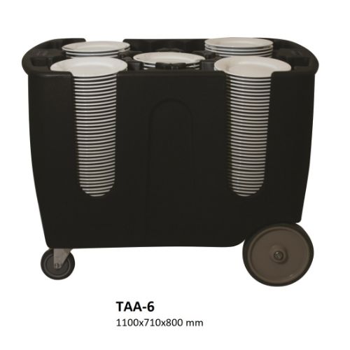 Adjustable Dish Carts - TAA-4 / TAA-6/  TAA-6B