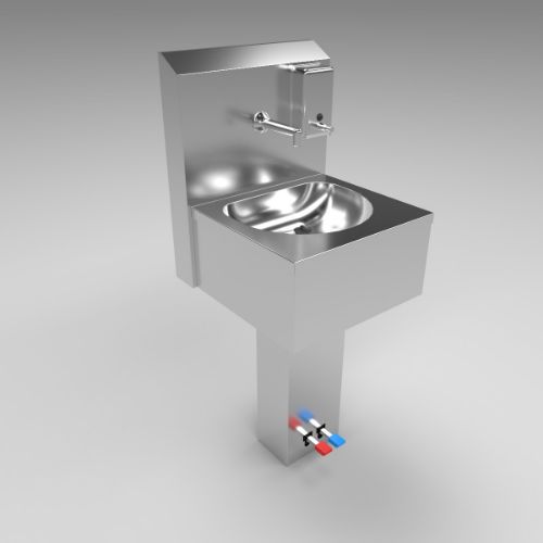 Single Double Foot Pedal Hand Washing Sink - 1AP
