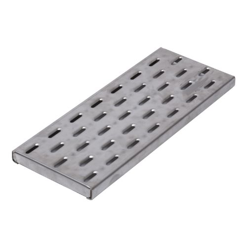 Stainless Steel Drainage Channel With Bottom Outlet 210x735 mm Nova Stainless WITH DN 50 PVC OUTLET