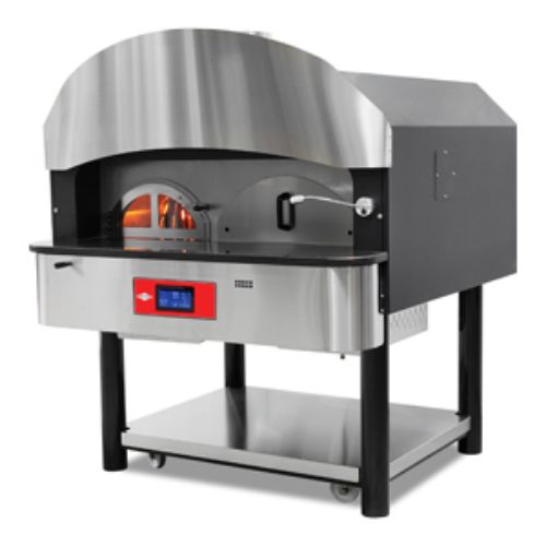 Gas and Wood Rotating Pizza Oven