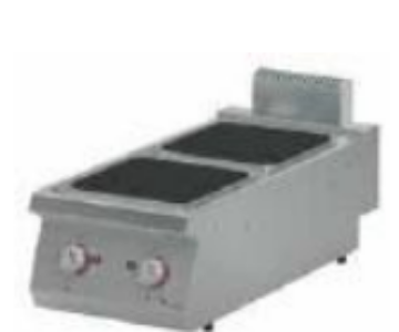 SERIE 900 2 ELECTRIC SQUARE HOT PLATE RANGE