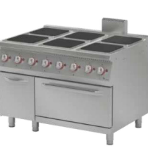SERIE 900 6 Square Electric Hot Plate Range W / ElectricOven