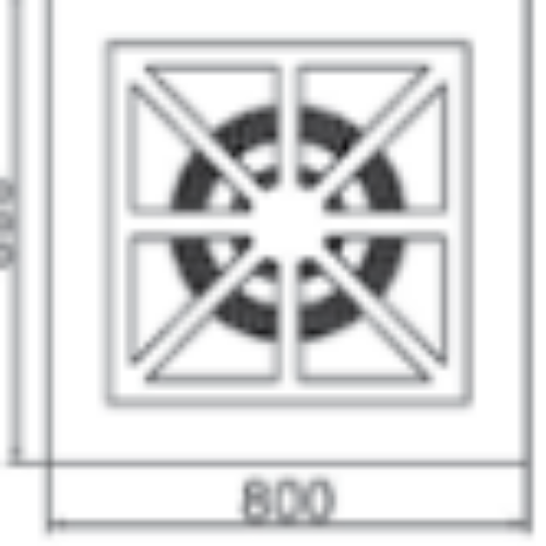 GKO601-ECO  Open Gas Burner W/BaseShelf   