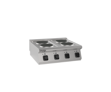 Electric Cooker With 4 Round  Hot Plates, Countertop