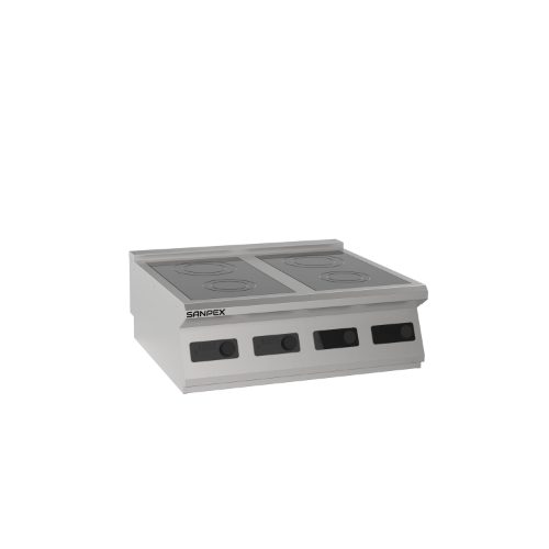 Induction Cooker Countertop With 4 Cooking Zones, Countertop