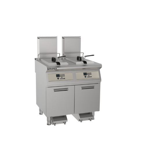 Gas Fryer With Digital Control 2x23 Lt
